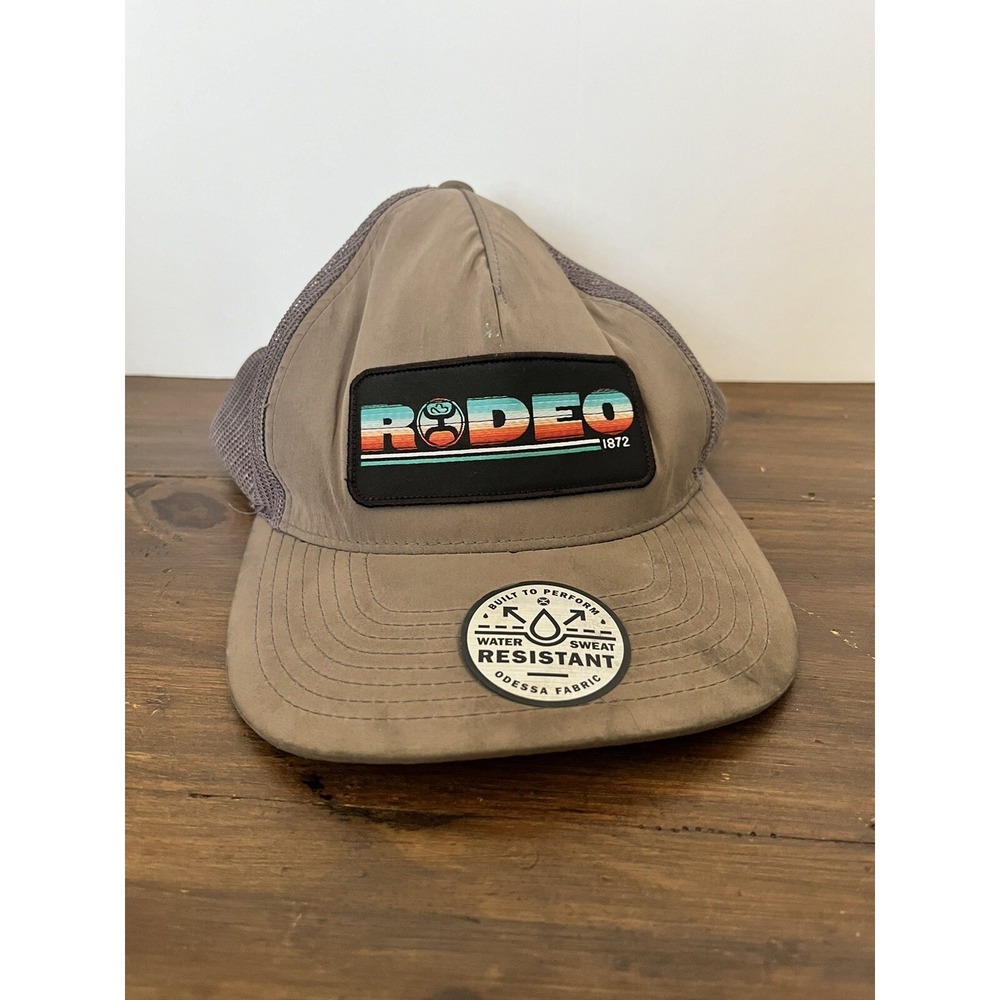 Hooey 2253T-GY "Rodeo" Grey Snap Back Cap Baseball hat Used